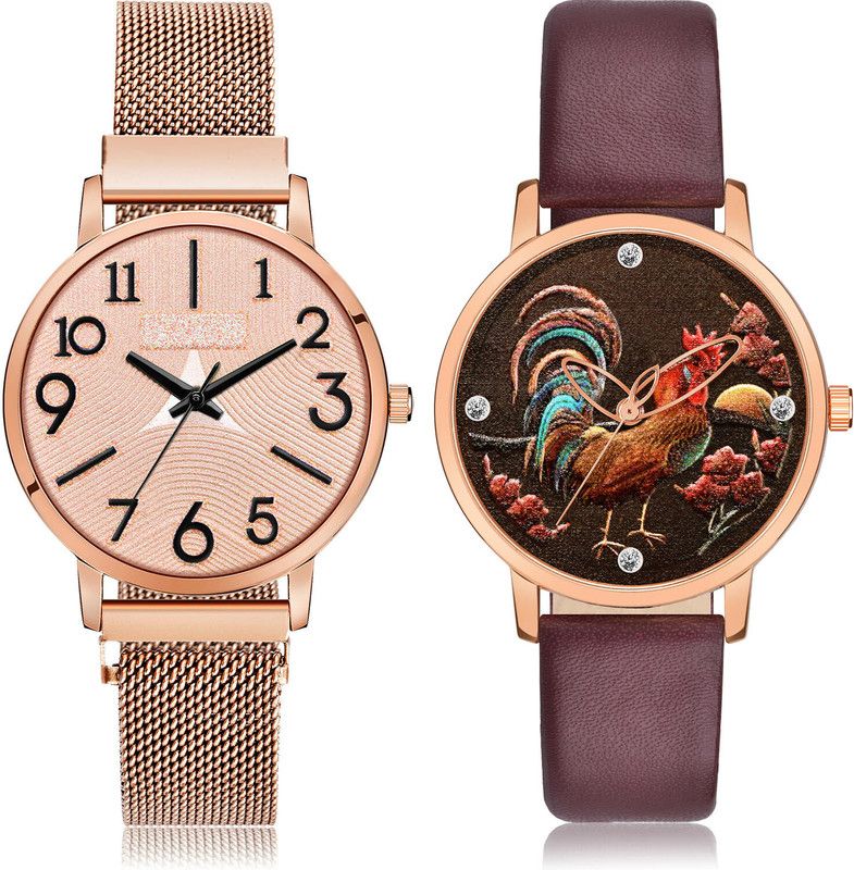 Analog Watch - For Women Contemporary Party Wedding 2 Watch Combo For Women And Girls - GM245-GM369