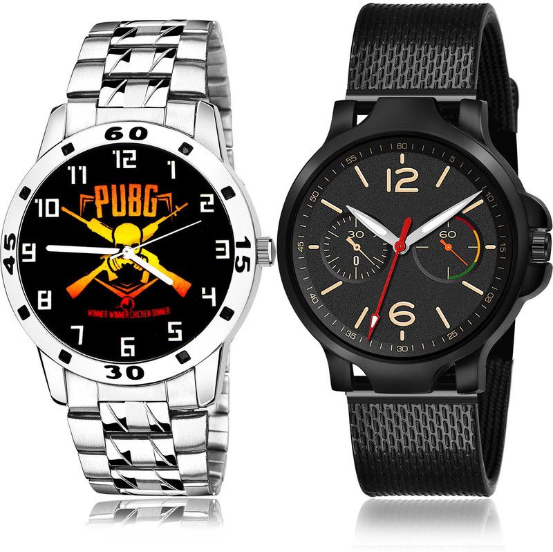 Analog Watch - For Men Latest Quartz 2 Watch Combo For Boys And Men - B640-(64-S-10)