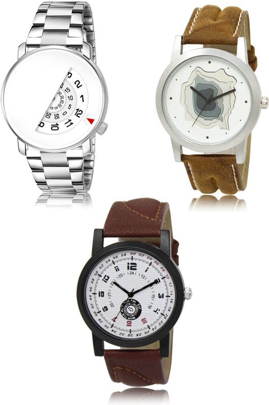 New latest Designer Combo of 3 Analog Watch - For Men 106-09-11