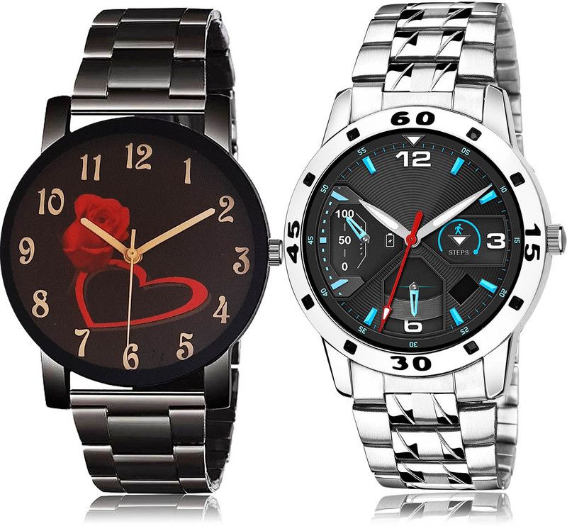 Analog Watch - For Men Treading Branded 2 Watch Combo For Boys And Men - BCPL21-(41-S-19)