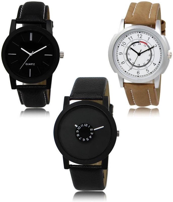 New latest Designer Combo of 3 Analog Watch - For Men LR-05-17-25