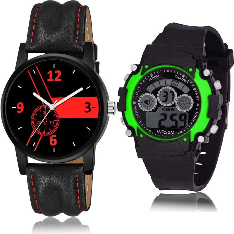 combo watch Analog-Digital Watch - For Men Treading Chronograph Kids Watch - B680-B3 (Combo Of 2 )