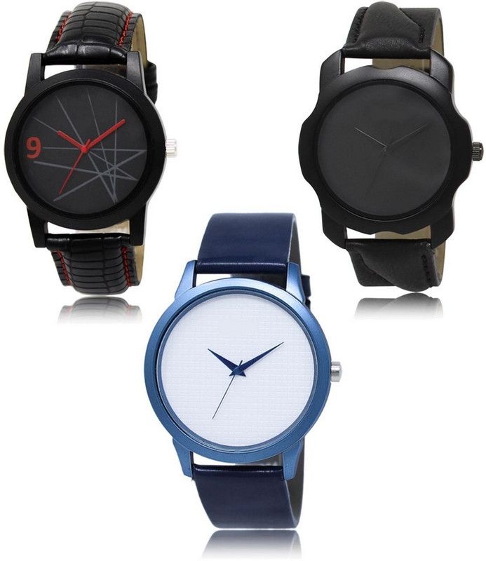 New latest Designer Combo of 3 Analog Watch - For Men -08-22-33