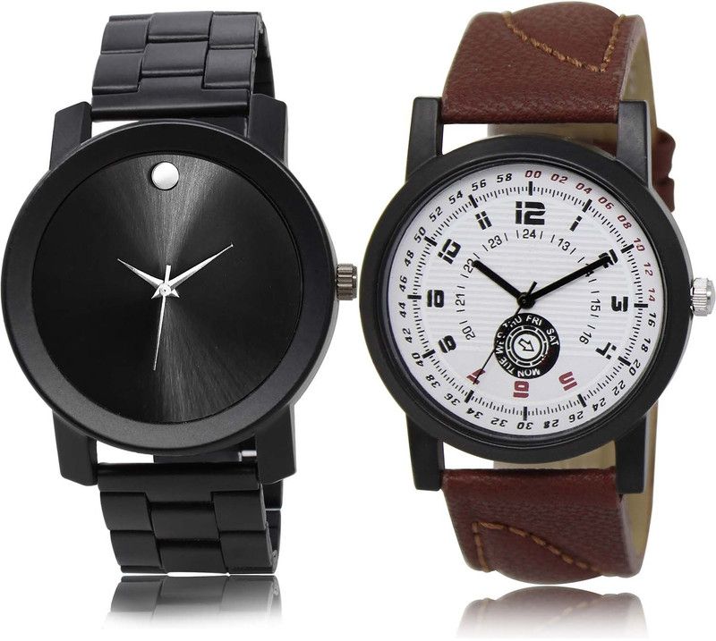 combo watch Analog Watch - For Boys & Girls Best Party Wedding Chain Watch Watch - B777-BL46.11 (Combo Of 2 )