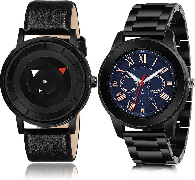 Analog Watch - For Men New Designer 2 Watch Combo For Boys And Men - BM9-(62-S-20)