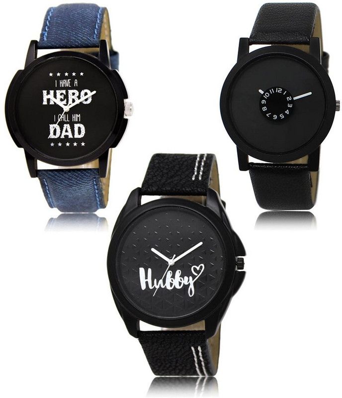New latest Designer Combo of 3 Analog Watch - For Men -07-25-31