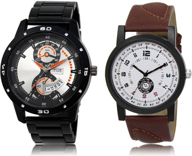 New Latest Designer Combo of 2 Analog Watch - For Men LR107-LR11