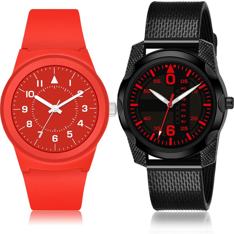 Analog Watch - For Boys Brand New Exclusive 2 Watch Combo For Boys And Men - BM123-(25-S-10)