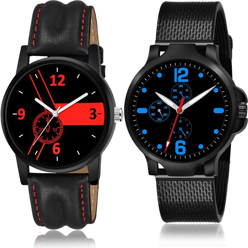 Analog Watch - For Men Best Love 2 Watch Combo For Boys And Men - B680-(68-S-10)