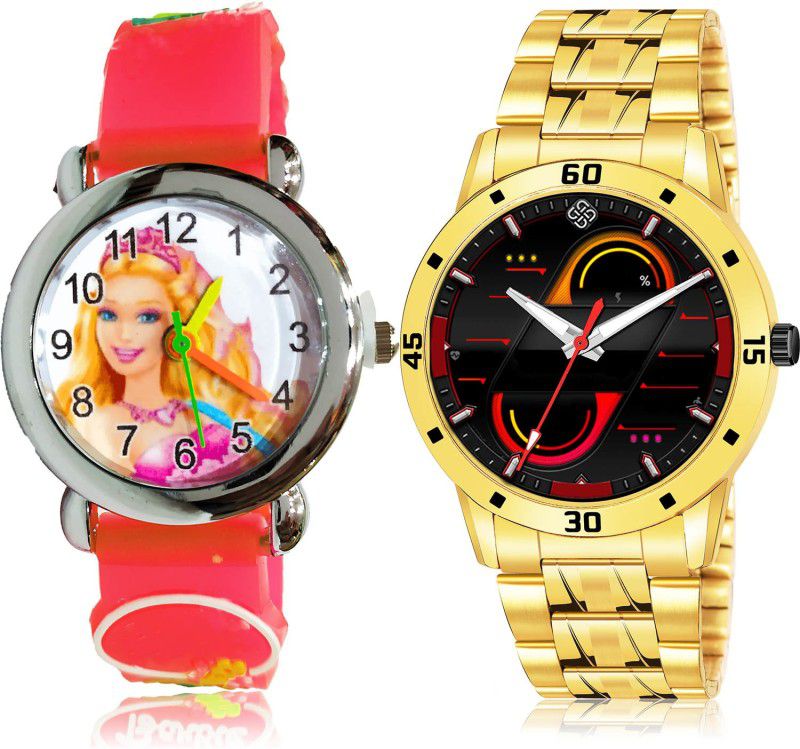 Analog Watch - For Men New 3D Design 2 Watch Combo For Boys And Men - BK74-(1-S-21)