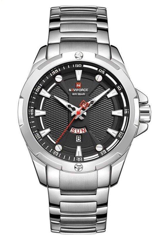 NF9161 Analog Watch - For Men NF9161-Silver