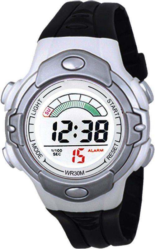 Super Design Alarm,Colorful Backlight Multi-Function Digital Watch - For Boys & Girls MR-EF32B-7GREY