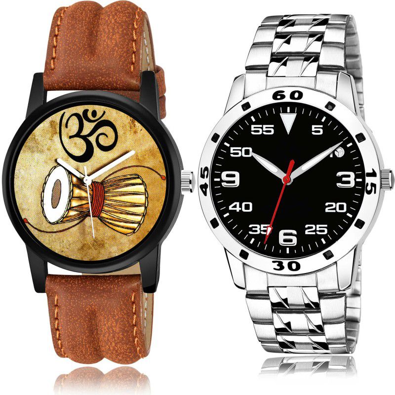 Analog Watch - For Men Classical Love 2 Watch Combo For Boys And Men - B25-(75-S-19)