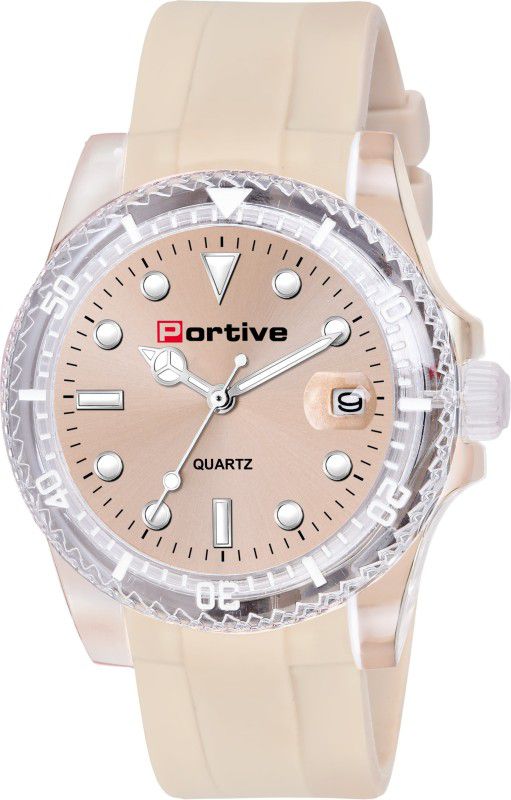 8085 CREAM in stainless steel Analog Watch Analog Watch - For Women
