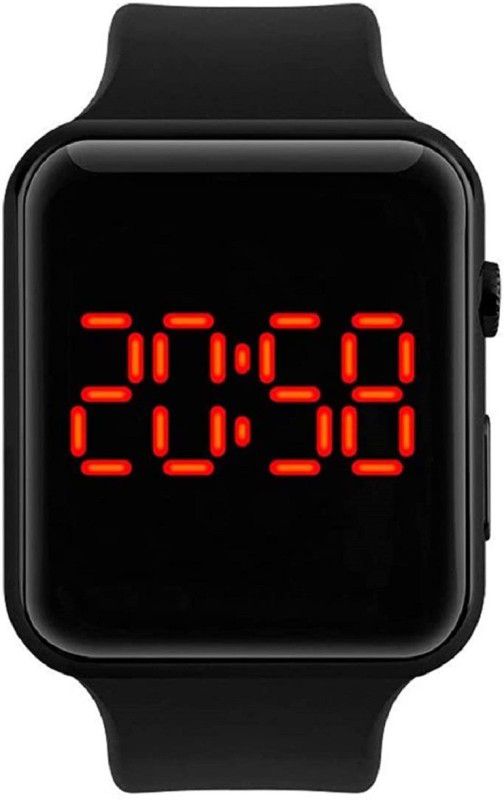 Digital Watch - For Women New Digital LED watch for Women Black color strap and Dial