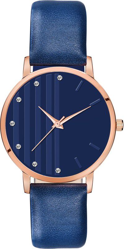 Blue Color Leather Belt Women Analog Watch - For Girls PW5172