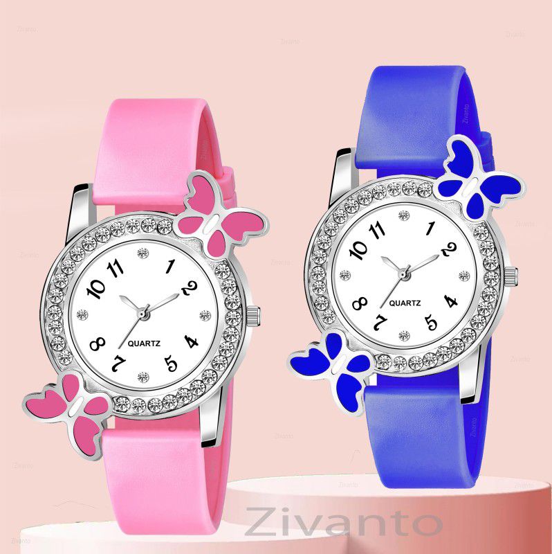 Zivanto Most Beautiful Best Wedding Return Gift Fast Selling Premium Quality Analog Watch - For Girls New Year Offer Original Brand Premium Design Expensive Watch Women Studded Dial