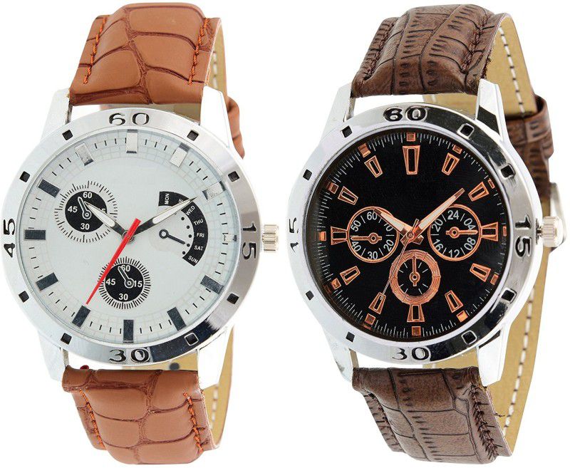 Analog Watch - For Men Stay on Style Combo of Two OZ-211-212