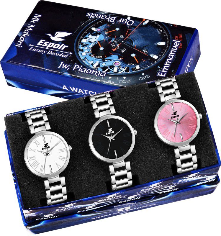 Pack Of 3 Combo Set Analog Watch - For Women CMWPB050708