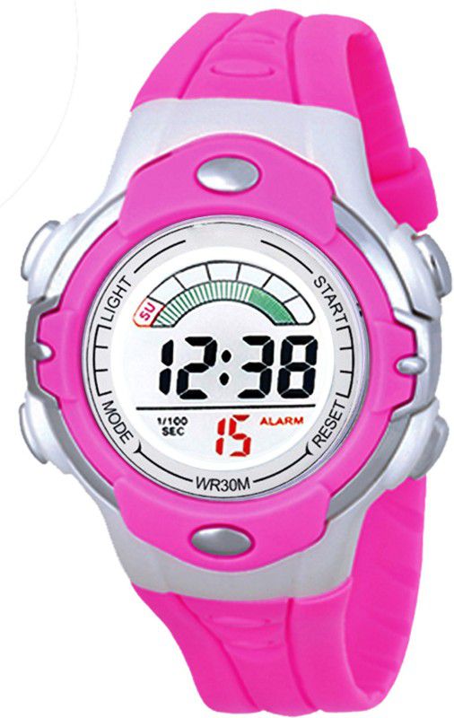 Super Design Alarm,Colorful Backlight Multi-Function Digital Watch - For Boys & Girls MR-EF32B-4VIOLET