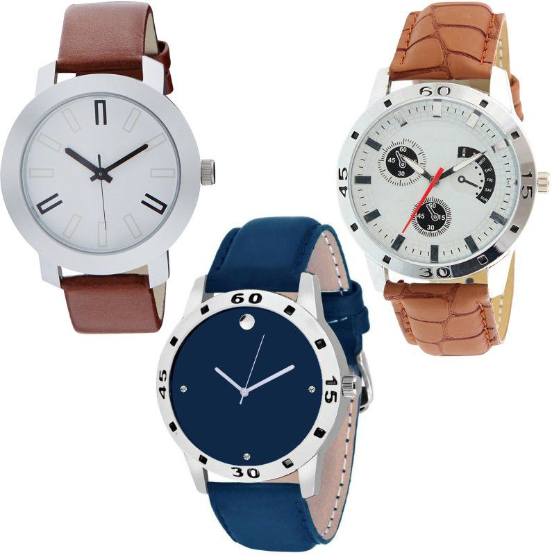 Analog Watch - For Men Men in Style Combo Of S2-04-10-11 Three Awesome Analogue