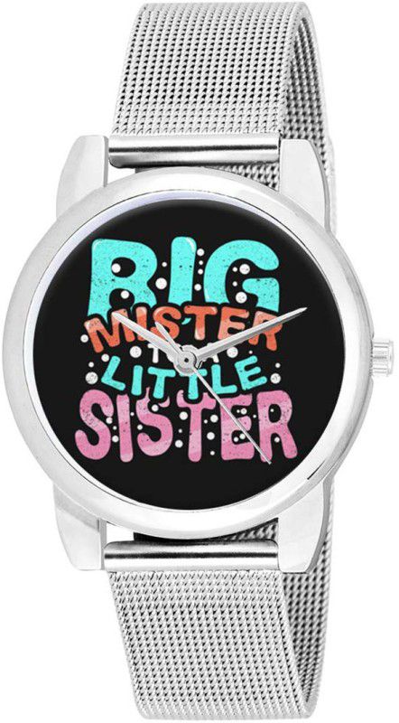 Analog Watch - For Women Big mister little sister for women