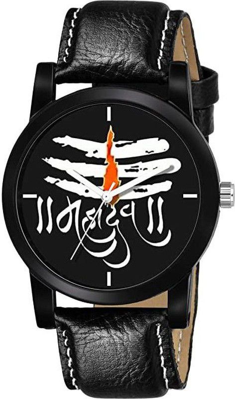T-Mahadev Z-Black Latest Premium Collection With Strap- Casual Analog Watch - For Boys MHADEV-6077