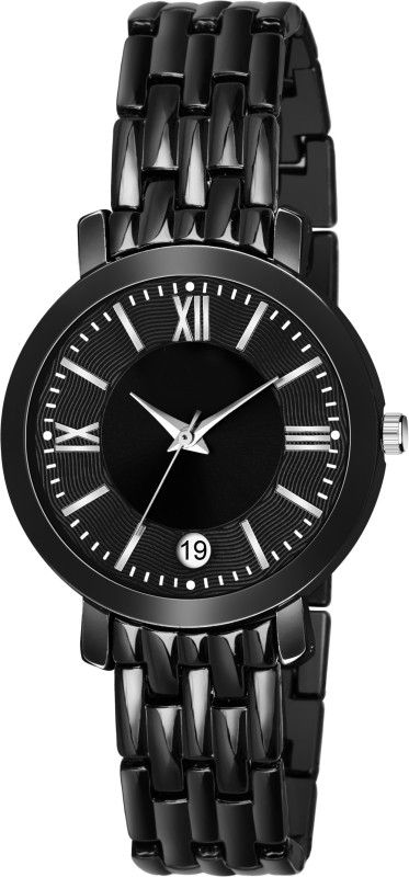 Analog Watch - For Girls BF392s NEW BLACK DIAL DATE DISPLAY ANALOG GIFT WATCH