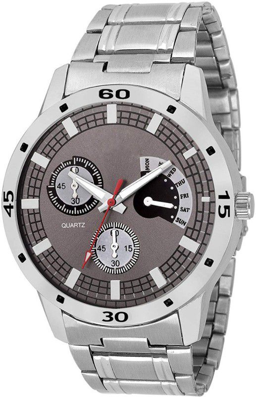 New Arrival Fast Selling Track Designer Unique Watch Analog Watch - For Men & Women KUMBH_008-SLVR
