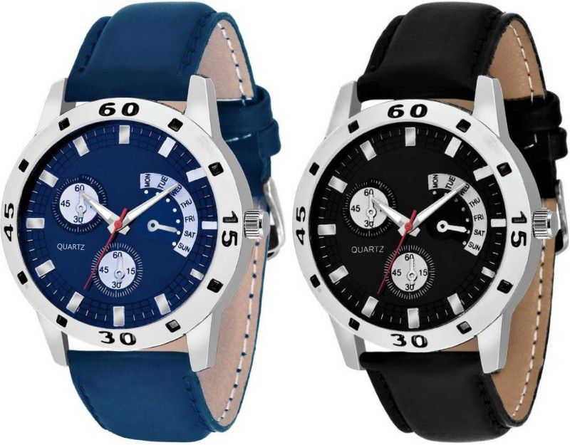 Analog Watch - For Men Set Of Two Combo OZ-205-207