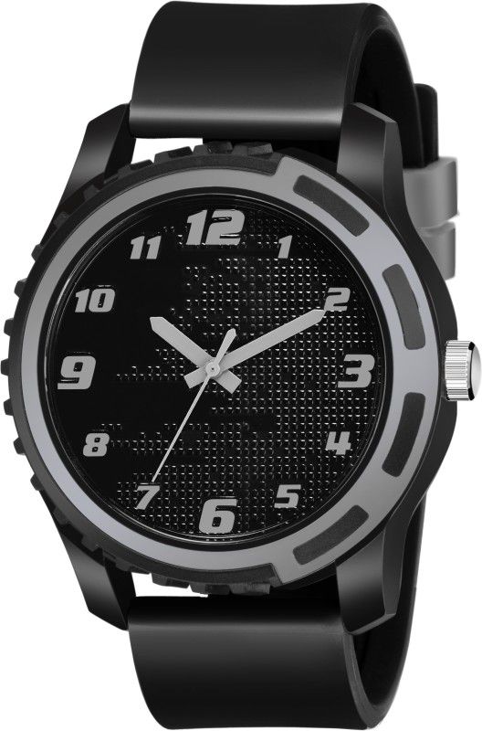 Sport Analogue Men's & Boy's Watch (Grey Dial Black Colored Strap) Analog Watch - For Women SPORT GERY DIAL BLACK STRAP