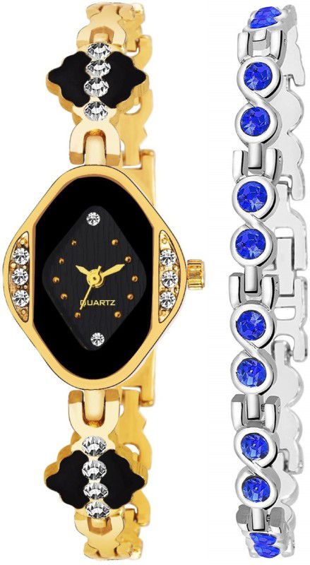 Analog Watch - For Women J2-3572|Pack of 2 Unique Design Bracelet Combo Rich look Diamond Finished