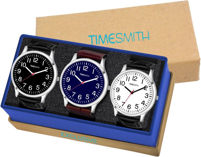 Combo Gift Set of 3 Designer Analog Watches Analog Watch - For Men CTC-001-002-003