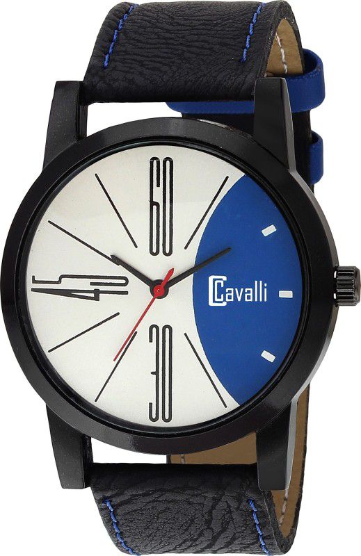 Exclusive Analog Watch - For Men CW 432 Silver Blue SLIM