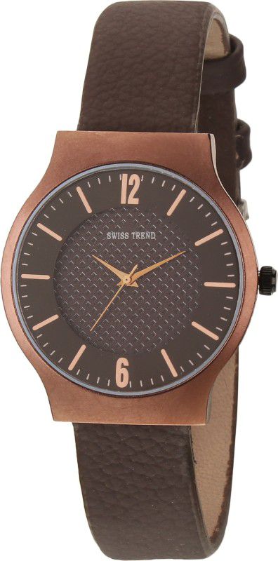 Exclusive Robust Brown Dial Analog Analog Watch - For Women ST2372