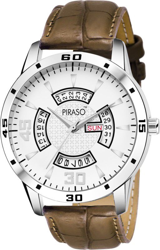 White Day and Date Analog Watch - For Men 1146-WH