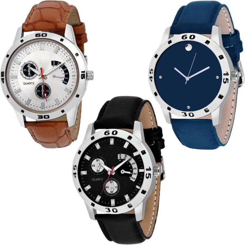 Analog Watch - For Men Comb Of 3 Analog OT-200-3710