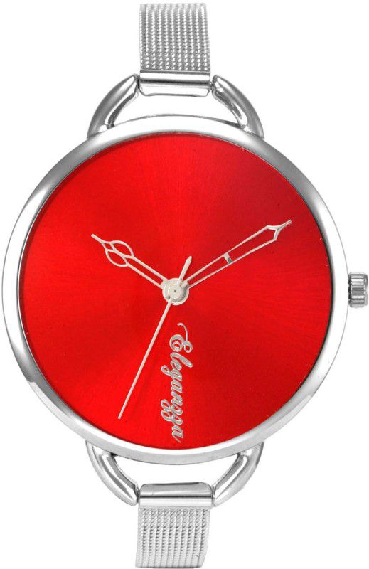 Fashion Casual Analog Watch - For Women Vibrant Red