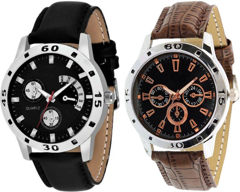 Analog Watch - For Men Style Statement Combo Of Two SR-207-212