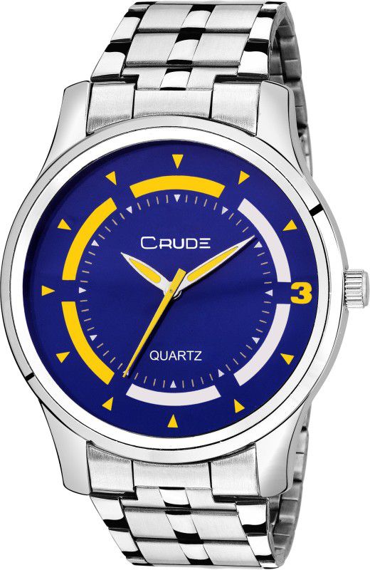 stainless steel case blue dial metalic finish model all occasion perfect Analog Watch - For Men rg2010