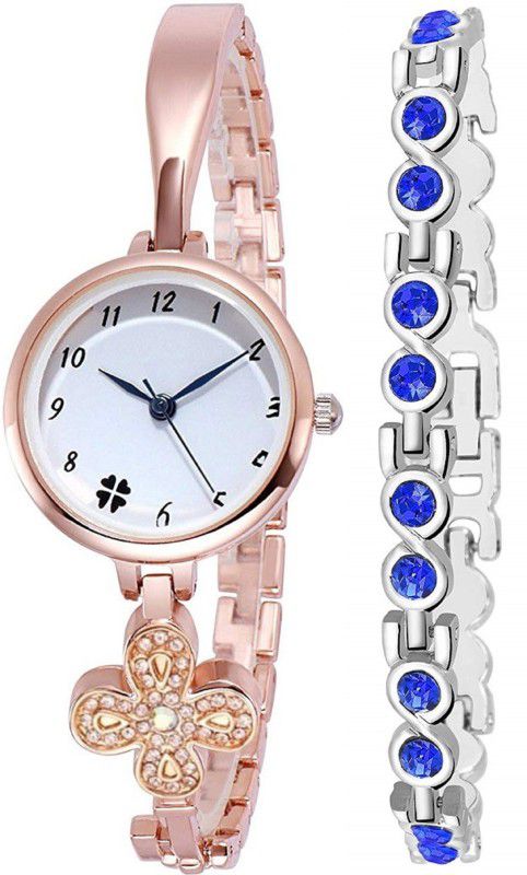 Analog Watch - For Women J2-3558|Pack of 2 Unique Design Bracelet Combo Rich look Diamond Finished