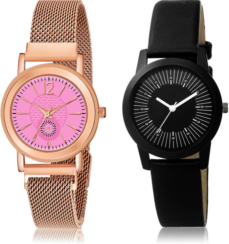 Analog Watch - For Girls Classical Collection 2 Watch Combo For Women And Girls - GW41-GO147