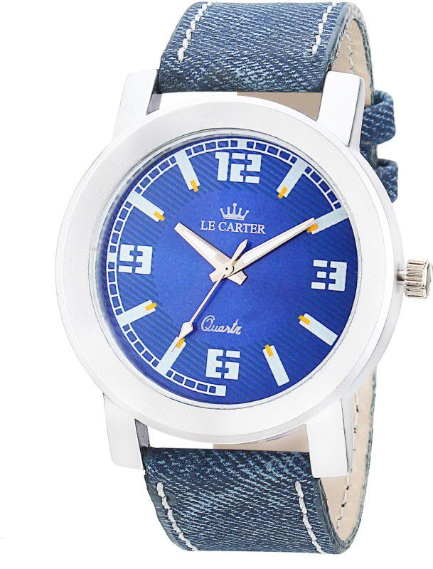 Leather Strap Stylish Analog Watch - For Men LCW-4010
