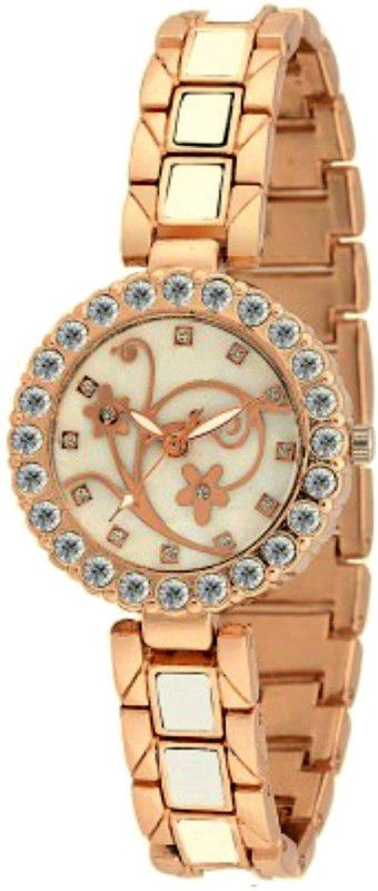Analog Watch - For Women Timiho Series White Dial With Stunning Rose Gold Color ajha126