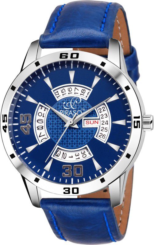 Blue Day and Date Analog Watch - For Men 1146-BL