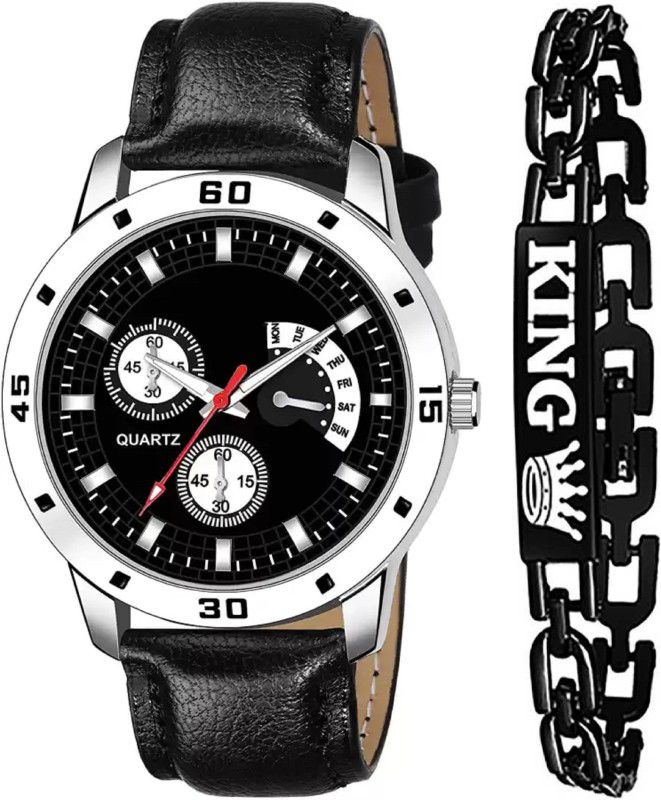 Analog Watch - For Boys 492+KING BR 1 NEW DESIGNER WATCH AND ONE KING BR COMBO FOR MEN AND BOYS