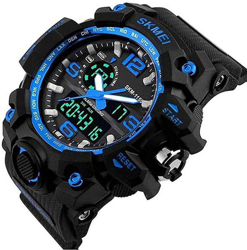 Analog-Digital Watch - For Men Analog & Digital Water Proof Sport 2Wrist Watch