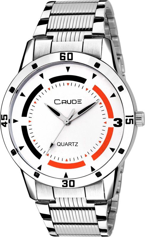stainless steel case white dial awesome look all occasion perfect Analog Watch - For Men rg2002