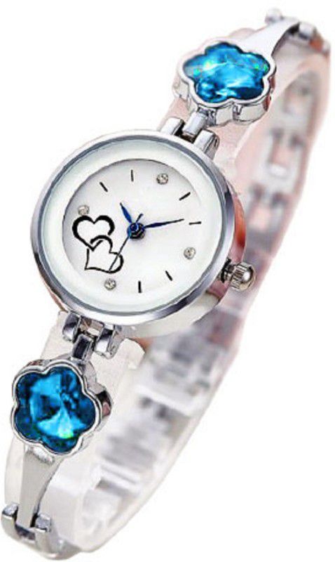 beautiful collection GIrl's & Ladies Analog Watch - For Women ROYALE BLUE BLOSSOM FANCY FASHIONABLE DESIGNER