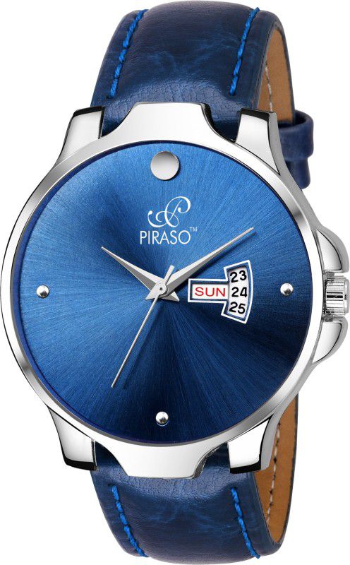 Blue Day and Date Analog Watch - For Men 11466-BL